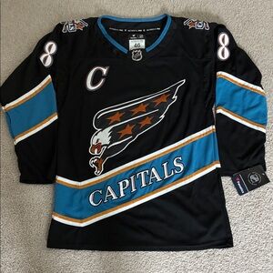 Alexander Ovechkin Fanatics Washington Capitals Black Reverse Jersey